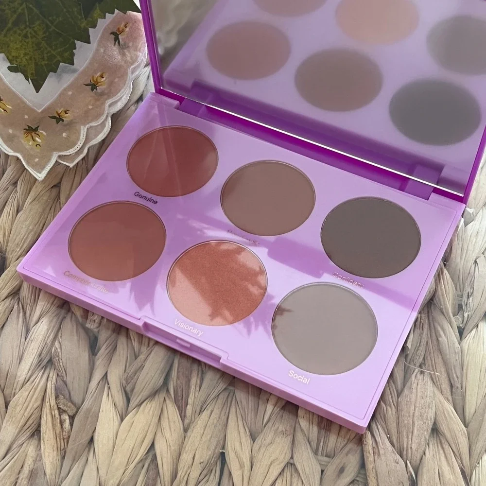 REALHER You Are‎ Brilliant Pro Blush Palette 6 Shades RH-FACE-097 New
